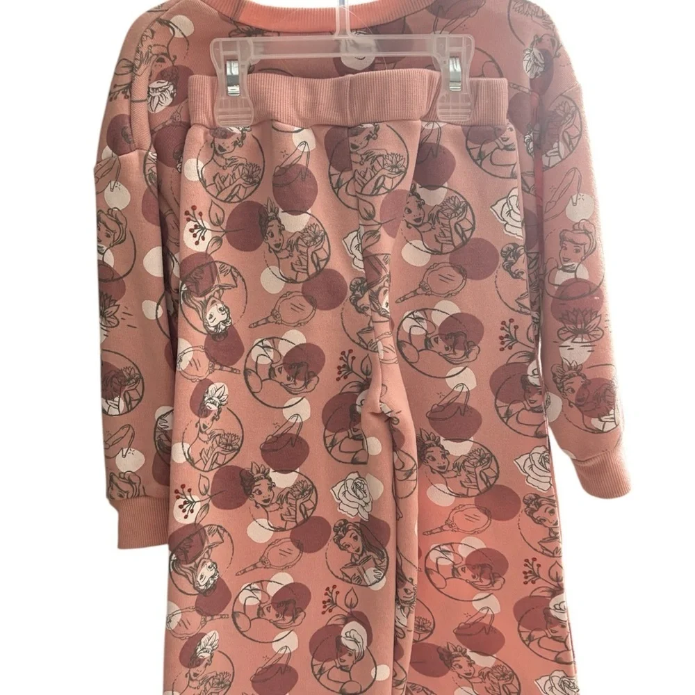 Disney Kids sweatshirt and pants - Pink and White